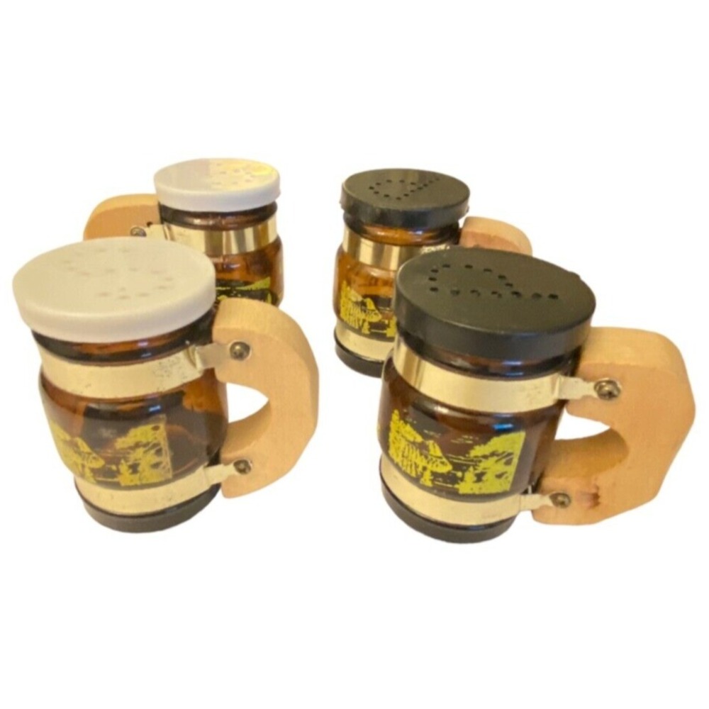 Vintage Lake Tahoe Salt & Pepper Shakers 2 Sets Souvenir